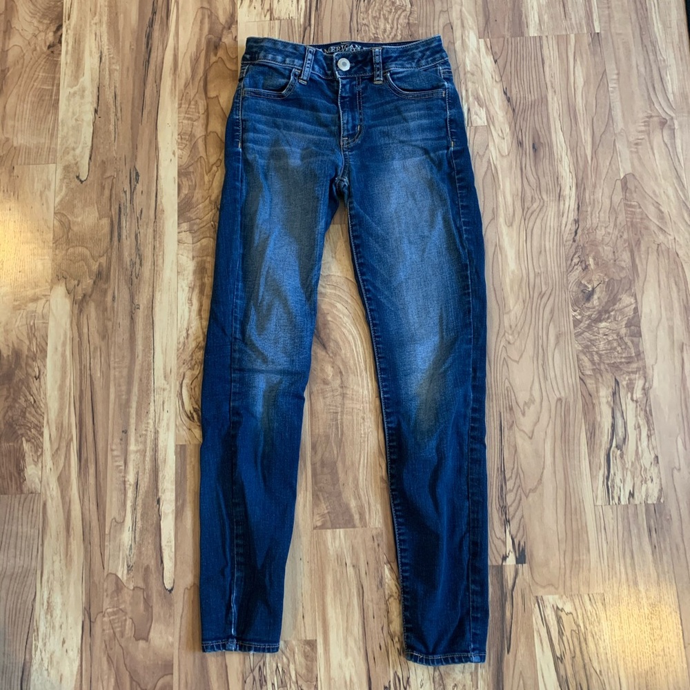 Hi-rise American eagle jeggings